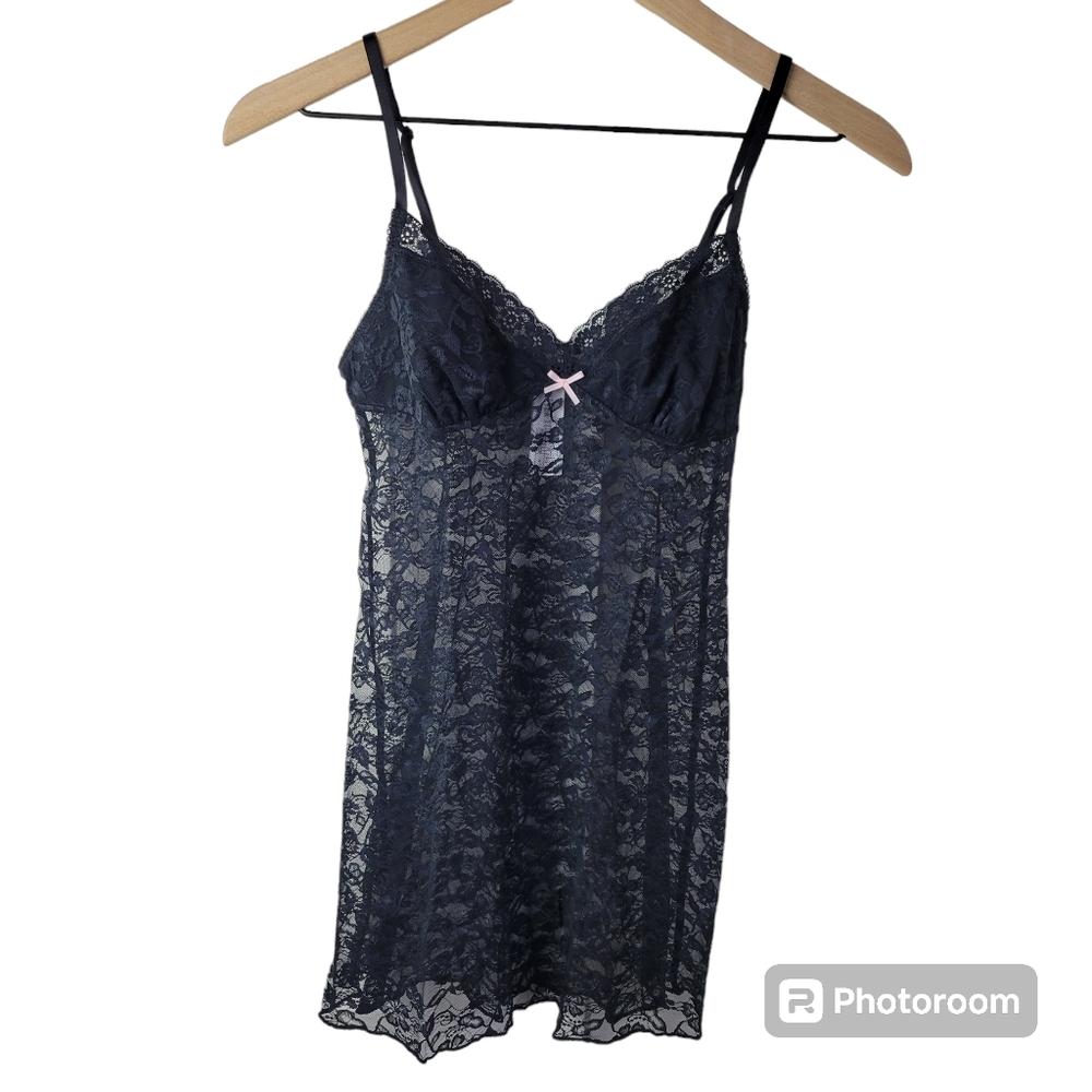 F21 | Black Lace Lingerie Slip Lingerie Small